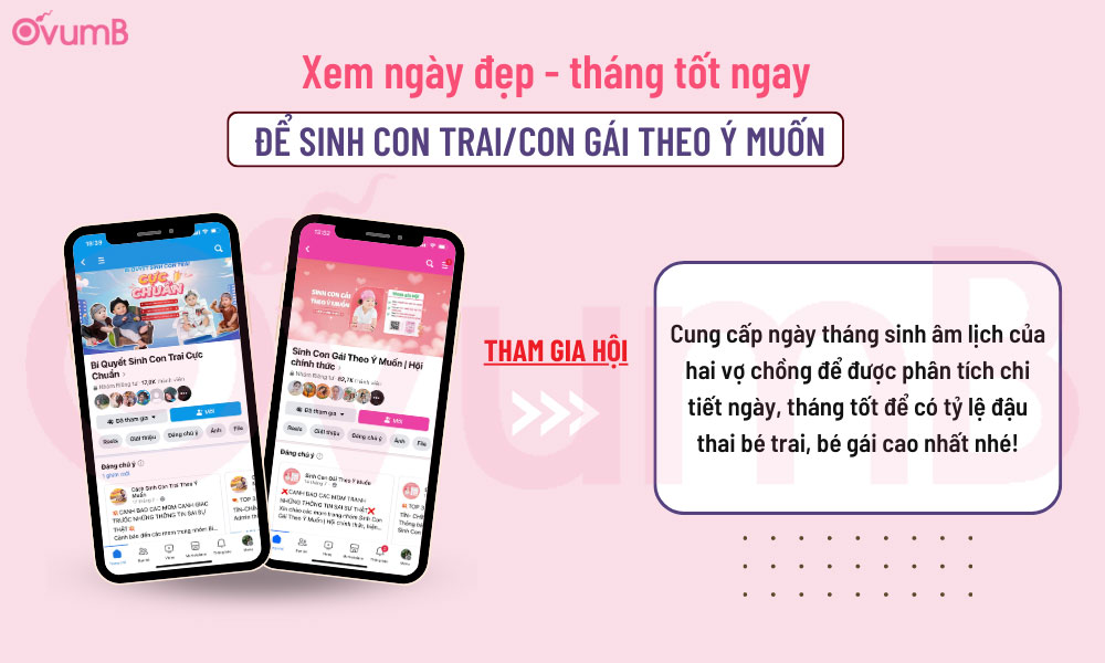 Vào nhóm xem ngày đẹp tháng tốt sinh con