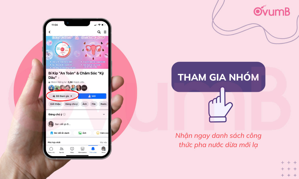 Vào nhóm nhận công thức pha nước dừa