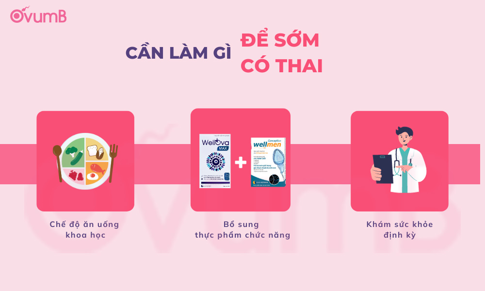 Cần làm gì để sớm thụ thai thành công