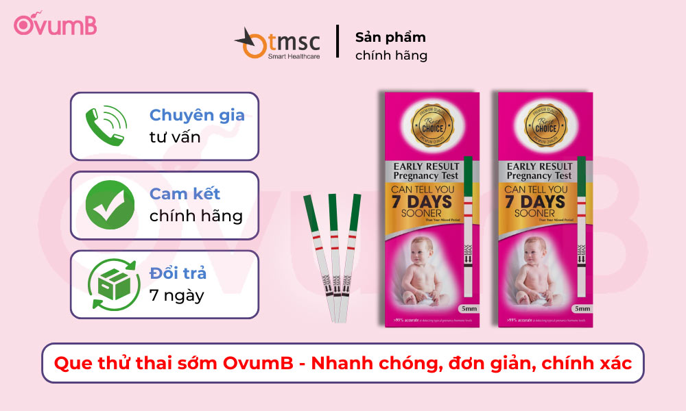 que thử thai sớm Ovumb