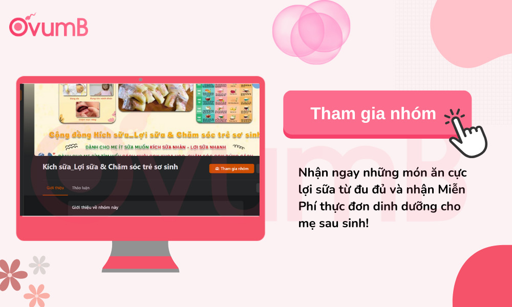 Tham gia hội kích sữa lợi sữa mẹ ơi