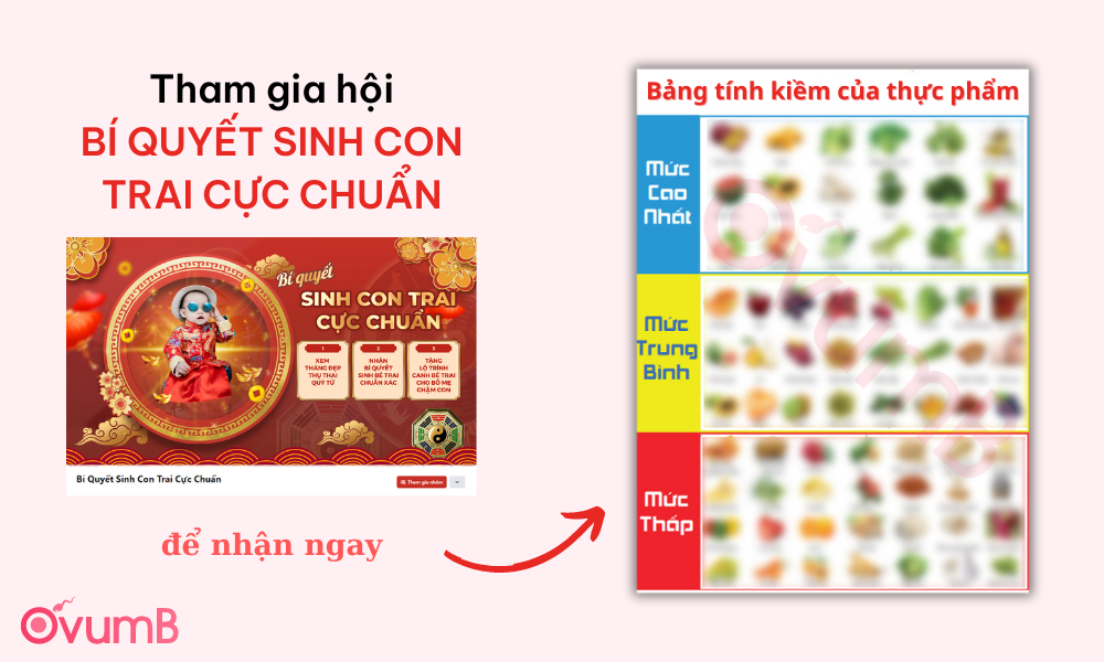 Bảng tính kiềm thực phẩm miễn phí