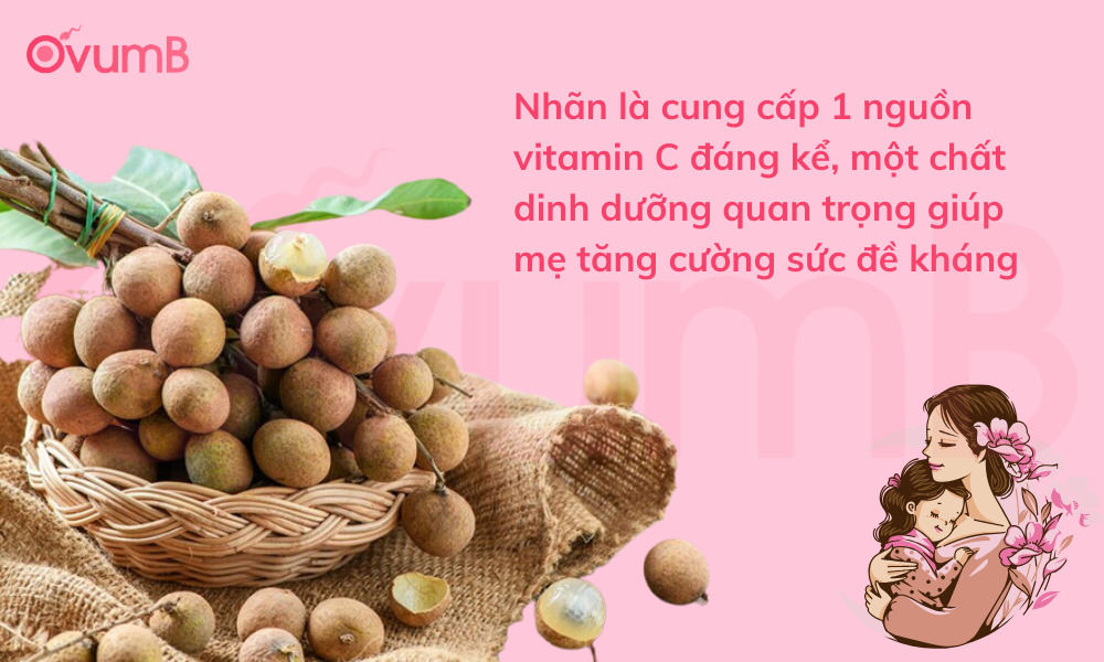 Nhãn cung cấp nhiều chất dinh dưỡng giúp tăng cường đề kháng