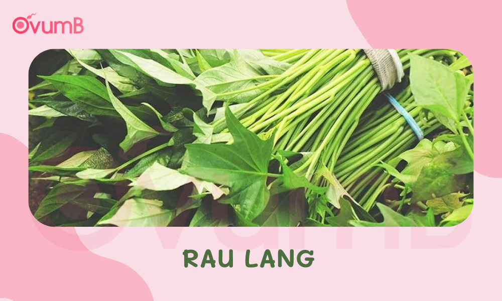 Rau lang với nhiều công dụng