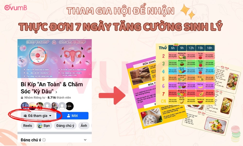Thực đơn 7 ngày tăng cường sinh lý
