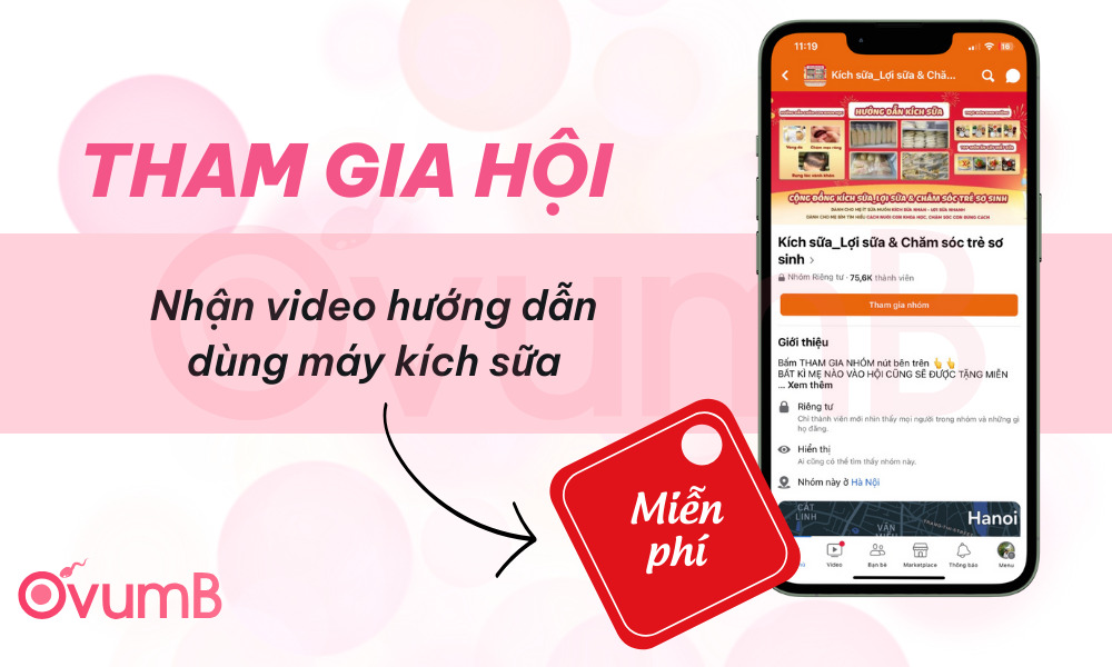 Tham gia hội để nhận video hướng dẫn miễn phí mẹ ơi