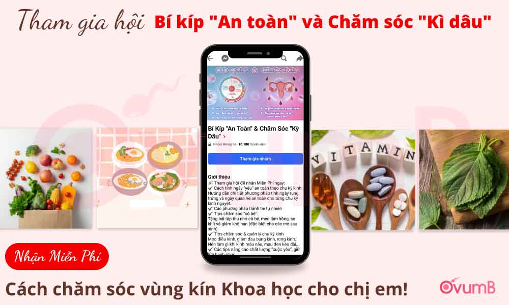 Tham gia hội Bí kíp "An toàn" và Chăm sóc "Kì dâu" nhận miễn phí cách chăm sôc vùng kín khoa học cho chị em!